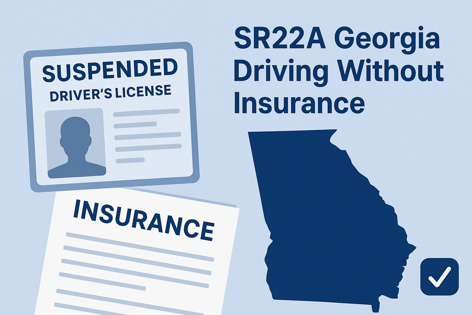 SR22A Georgia for Driving Without Insurance
